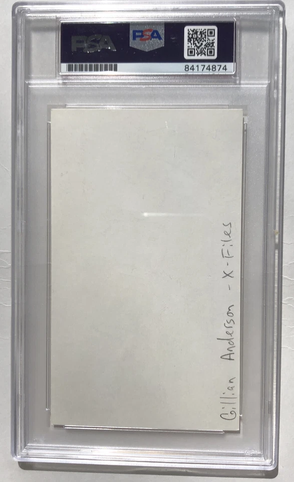 Gillian Anderson Signature | Index Card | PSA/DNA Certified- The X-Files Star - Image 2 of 2