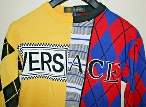 versace multicolor sweater