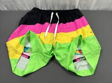 NWOT Chubbies The Neon Weekends 7  Swim Trunks w/ Liner Small