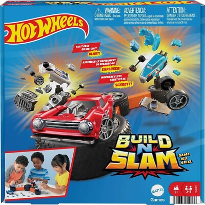 Hot Wheels Build  n Slam Kids Games, Car Game, Family Game Night