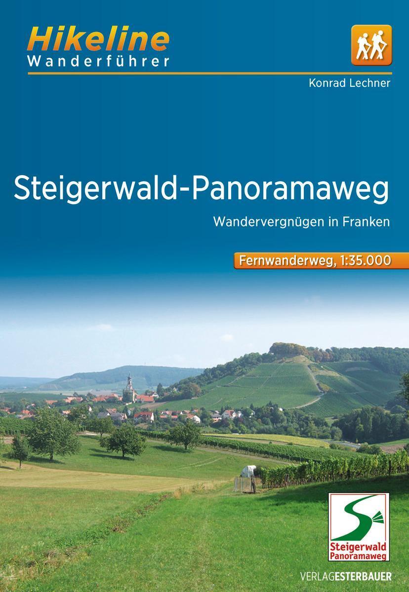 Thumbnail - Wanderführer Steigerwald Konrad Lechner Taschenbuch Hikeline