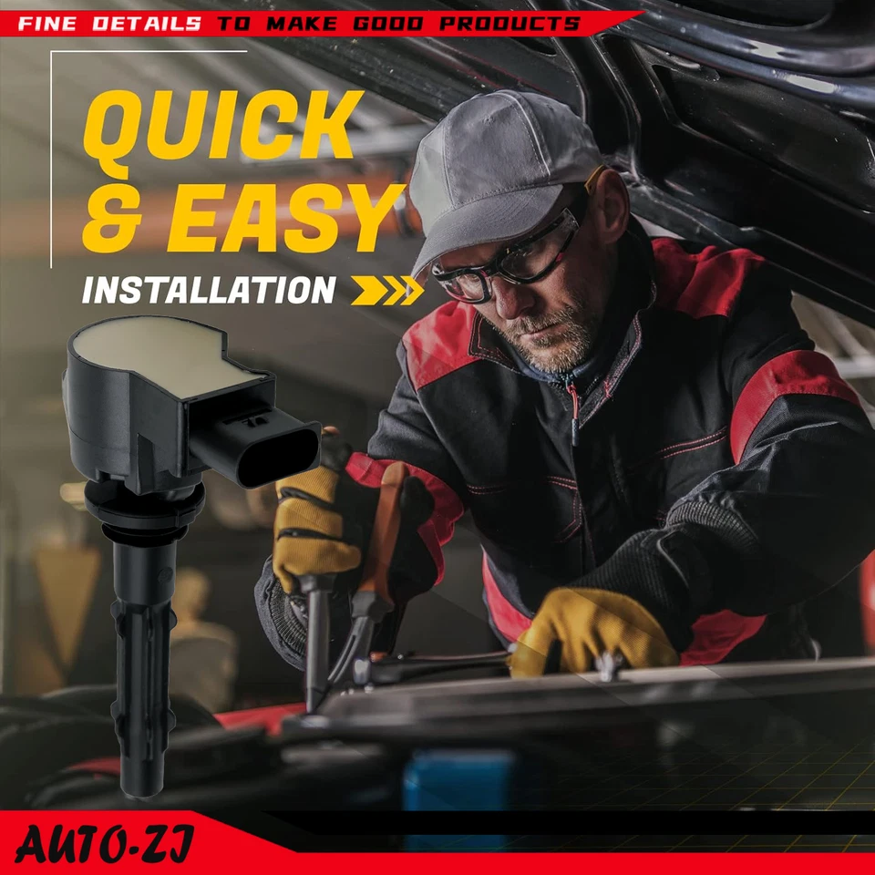 8X Ignition Coil +8X Spark Plug OEM for Mercedes-Benz SL550 S550 G550 E550 UF535 - Image 3 of 4