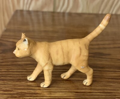 Ginger Striped Cat Walking Mini Figure Am Limes 69