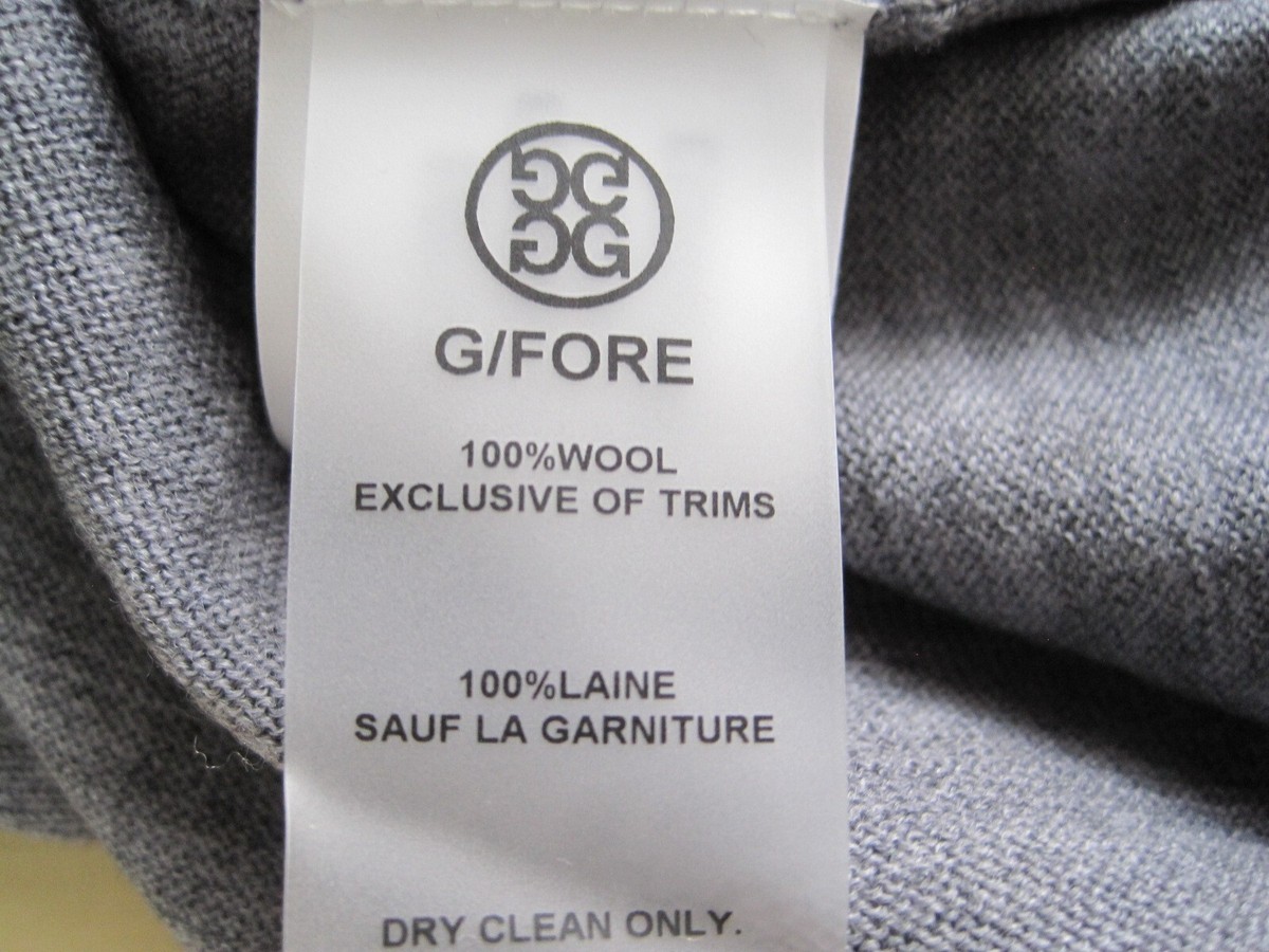 G/Fore Wool 1/4 Zip Pocket sweater Dress Womens Small