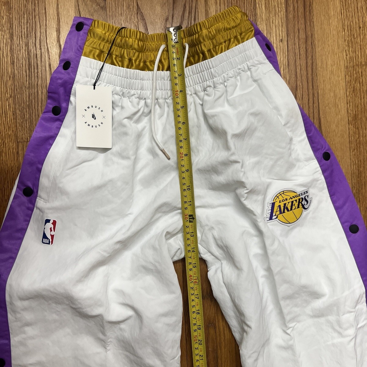 Nike x Ambush NBA collection Lakers Tearaway Pants Women's Size XS