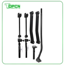 8x Front Upper & Lower Control Arm Tie Rod End For 2007 -2016 2017 Jeep Wrangler