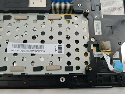 samsung np-n310 touchpad palmrest topcase keyboard / coque devant clavier n310 - Afbeelding 4 van 5