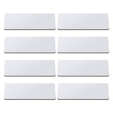 8Pcs Blank Name Badge with Pin 3x1.25In Identity Card Name Badge Holder with Pin