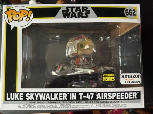 Funko Pop! Rides Super Deluxe: Star Wars - Luke Skywalker in T-47 Airspeeder...