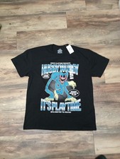 Poppy Playtime Huggy Wuggy "It's Time To Play" Abrazos Gratis - Camisa Negra Unisex - XL