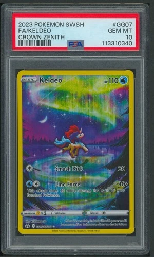 Pokémon SWSH Crown Zenith Keldeo GG07/GG70 PSA 10