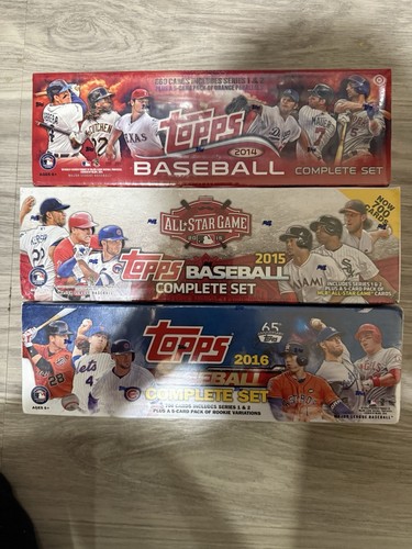 Lotto set completo di fabbrica sigillato Topps 2014 2015 2016 - Foto 1 di 2