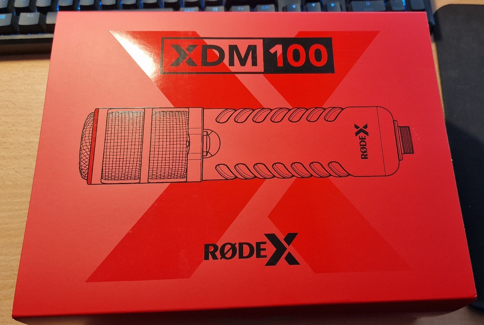 Microphone USB RODE XDM 100 dynamique noir pour le streaming de jeux vidéo et le podcast