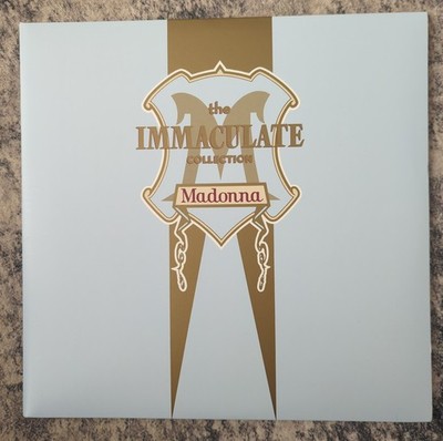 Madonna Immaculate Collection Blue and Gold Vinyl LP Record (2017) Rhino 