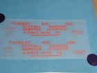 POW SIDES 4mm Scale Rub Down Wagon decals 3 Sets 0O Gauge P4 See Description