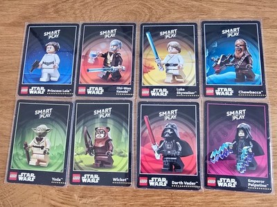 LEGO STAR WARS SMART BRICK TRADING CARDS - KOMPLETTSATZ VON 8
