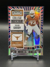 2025 Panini The University of Texas Trevor Goosby College Ticket Red/White/Blue