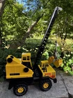 Vintage Tonka Turbo Diesel Crane Truck Clam Bucket XMB-975 Pressed Steel Toy
