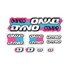 1988 DYNO - COMPE - Pink Blue on clear decal ...