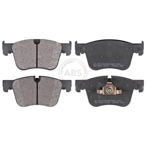 Bremsbelagsatz Scheibenbremse A.B.S. 35021 FüR CitroëN Peugeot Vorderachse-image