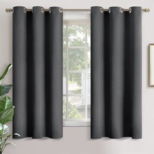 Blackout Curtains for Bedroom 63 Inches Long 2 Panels - Room Darkening Window...