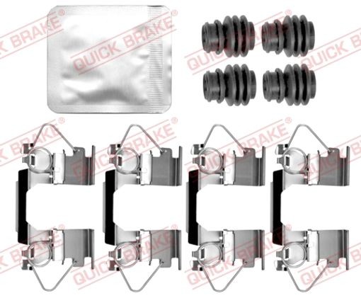 4x ✅Fits QUICK BRAKE 109-0091 SUZUKI Brake Mounting Kit /P/ AKEBONO ⭐UK Seller⭐ - Image 9