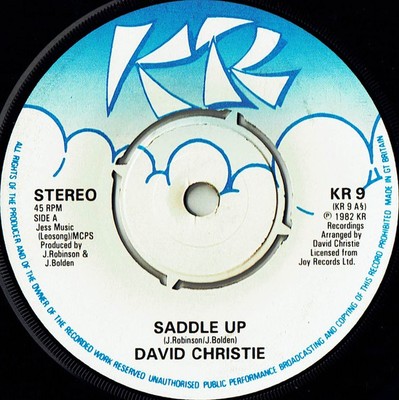 David Christie - Saddle Up - (KR 9)- (7'', Single)