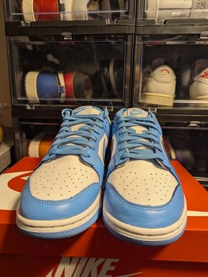 Size 10 - Nike Dunk Low University Blue UNC North Carolina 