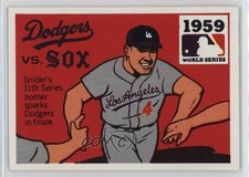 1971 Fleer Laughlin World Series Duke Snider #57 HOF 15wb