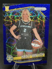 2025 Panini WNBA Prizm 139 Blue Velocity Hailey Van Lith RC Rookie Chicago Sky