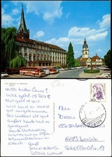 Postcard Erbach (Odenwald) Castle, Mercedes Bus 1980