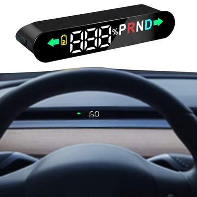 1*Auto-HUD-Head-up Display für Tesla Model 3 Y Elektronischer Tacho Signal Gang