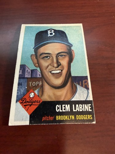 Clem Labine #14 1953 Topps card