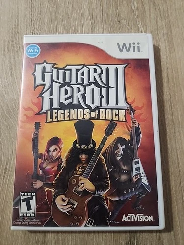 Guitar Hero 3 III Legends of Rock (Nintendo Wii) Complete CIB