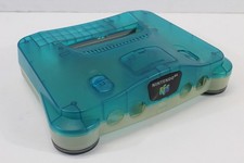 Nintendo 64 N64 OEM Toys R Us Clear Blue White Console Used Replacement Shell 3