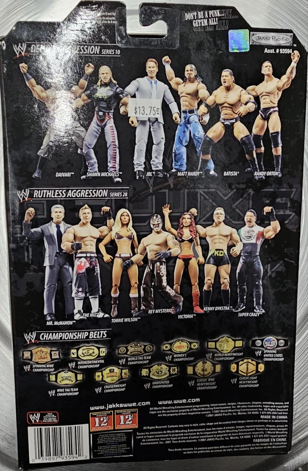 WWE Shawn Michaels Jakks Deluxe Aggression Series 10 Action Figure - Image 2 of 2