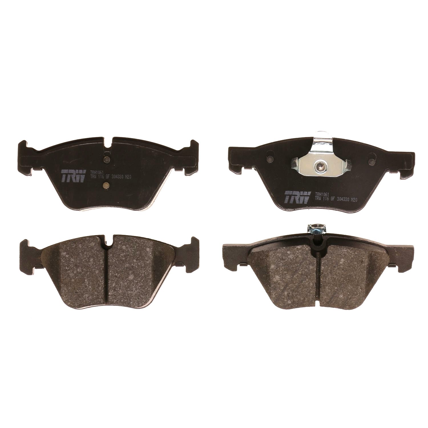 Front Disc Brake Pad Set for BMW 328i 2007 TRW Pro TRH1061