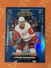 2021-22 Upper Deck Stature - Rookies Lucas Raymond #200 Blue /35 (RC)