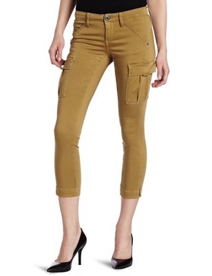 G-Star Damen Hose Cargohose, Skinny, Trooper, trp sup skn nomad Braun, W26 L65cm