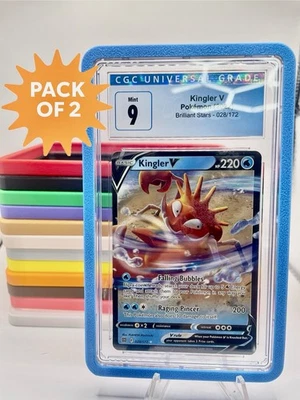 CGC Slab Bumper Guard - Graded Card Protector Case (Pack Of 2) - Plastic