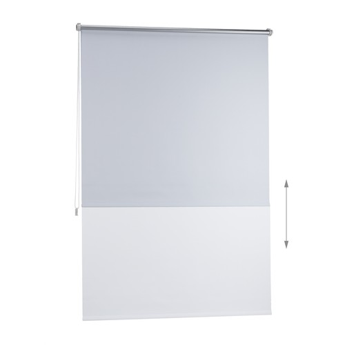 4x tenda a rullo oscurante 110x160cm tendina termica isolante senza fori bianca - Foto 9 di 10