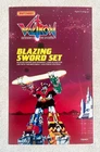 Vintage Matchbox Voltron Blazing Sword Set UNUSED PACKAGE PROOF  - 1986 Toy Fair