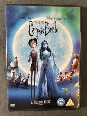Corpse Bride DVD gebraucht Tim Burton Animationsfilm Fantasy 14