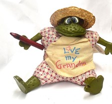 Fanny Frog Shelf Sitter Russ Berrie Kathleen Kelly's Frog 433K