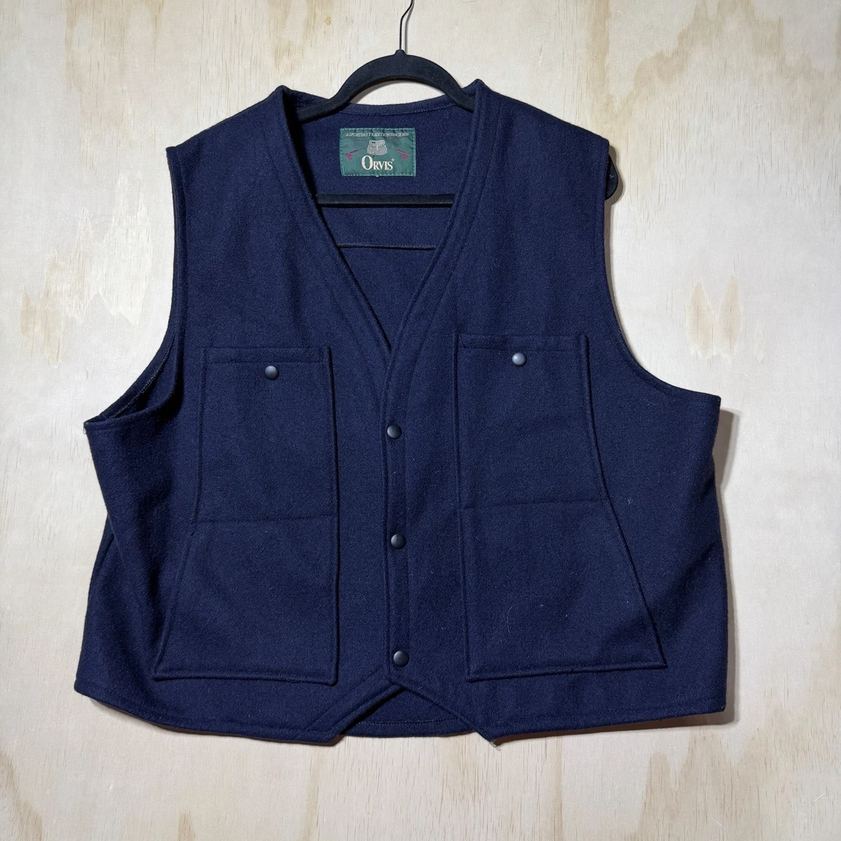 Orvis Vest Coats, Jackets & Vests Wool Outer Shell for Men for