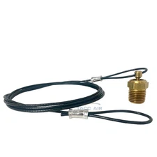 1/4" NPT Air Compressor Tank Pull Drain Valve Cable Moisture Release