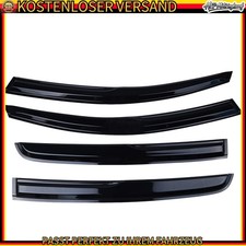 Windabweiser Regenabweiser 4-Tlg Set Für VW Golf 6 2008-2012 Schwarz