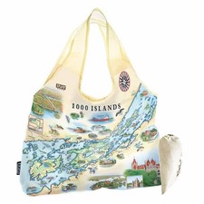 Xplorer Maps PTOTE 1000 1000 Islands National Park Map Pouch Tote Bag