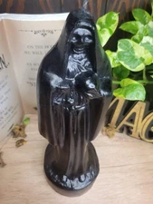 Big Holy Candle, Santa Muerte Candle Big Holy Dead Candle, Black Candle Offering