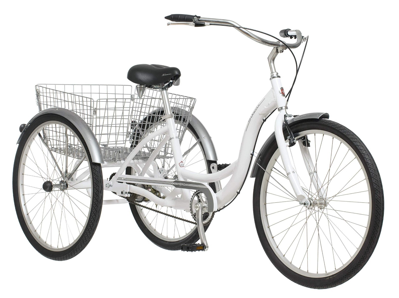 Schwinn Meridian Adult Tricycle 26" - 1 Speed Cruiser Bike Basket NEW